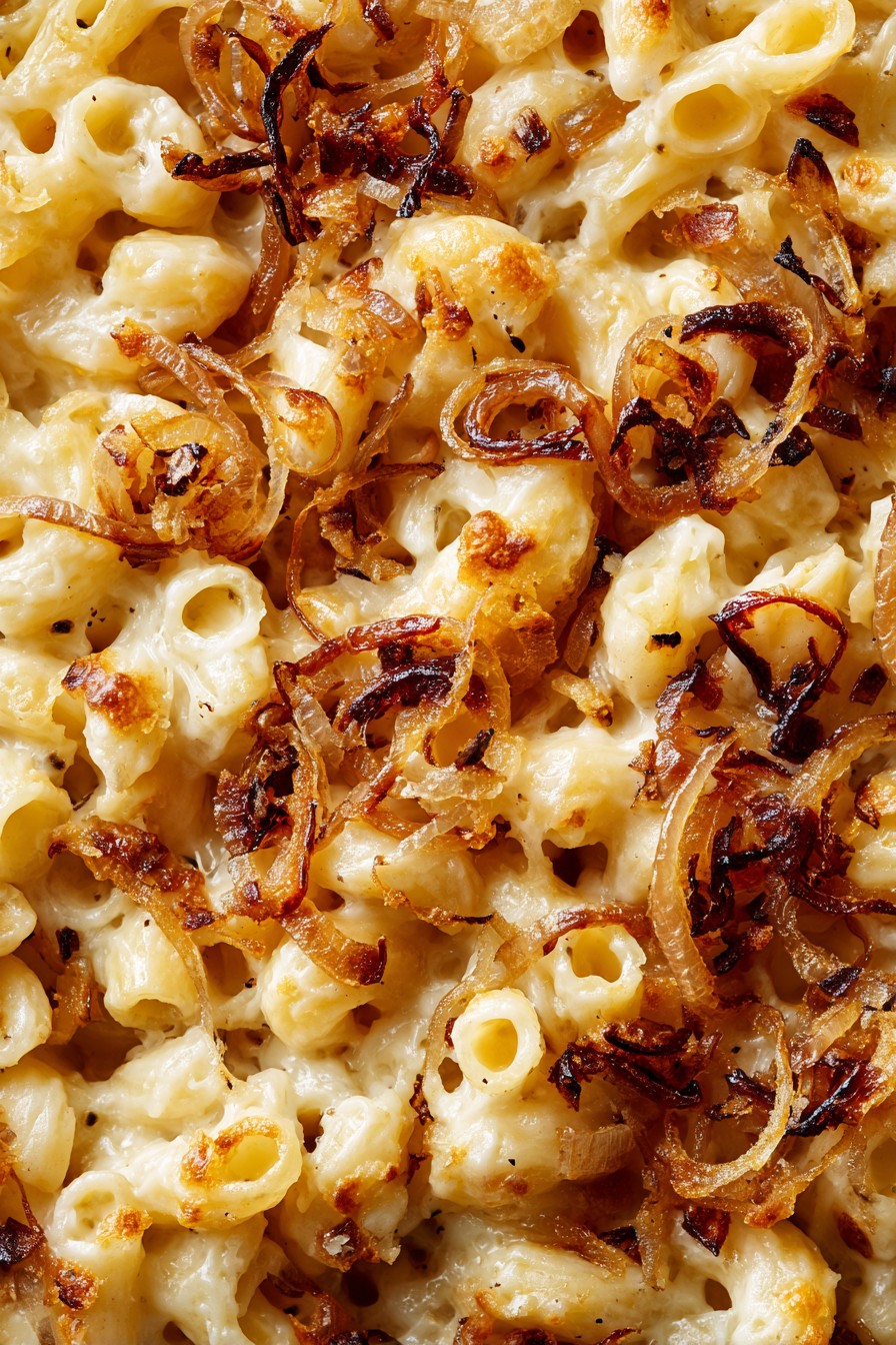 Balsamic Caramelized Onion Mac Cheese