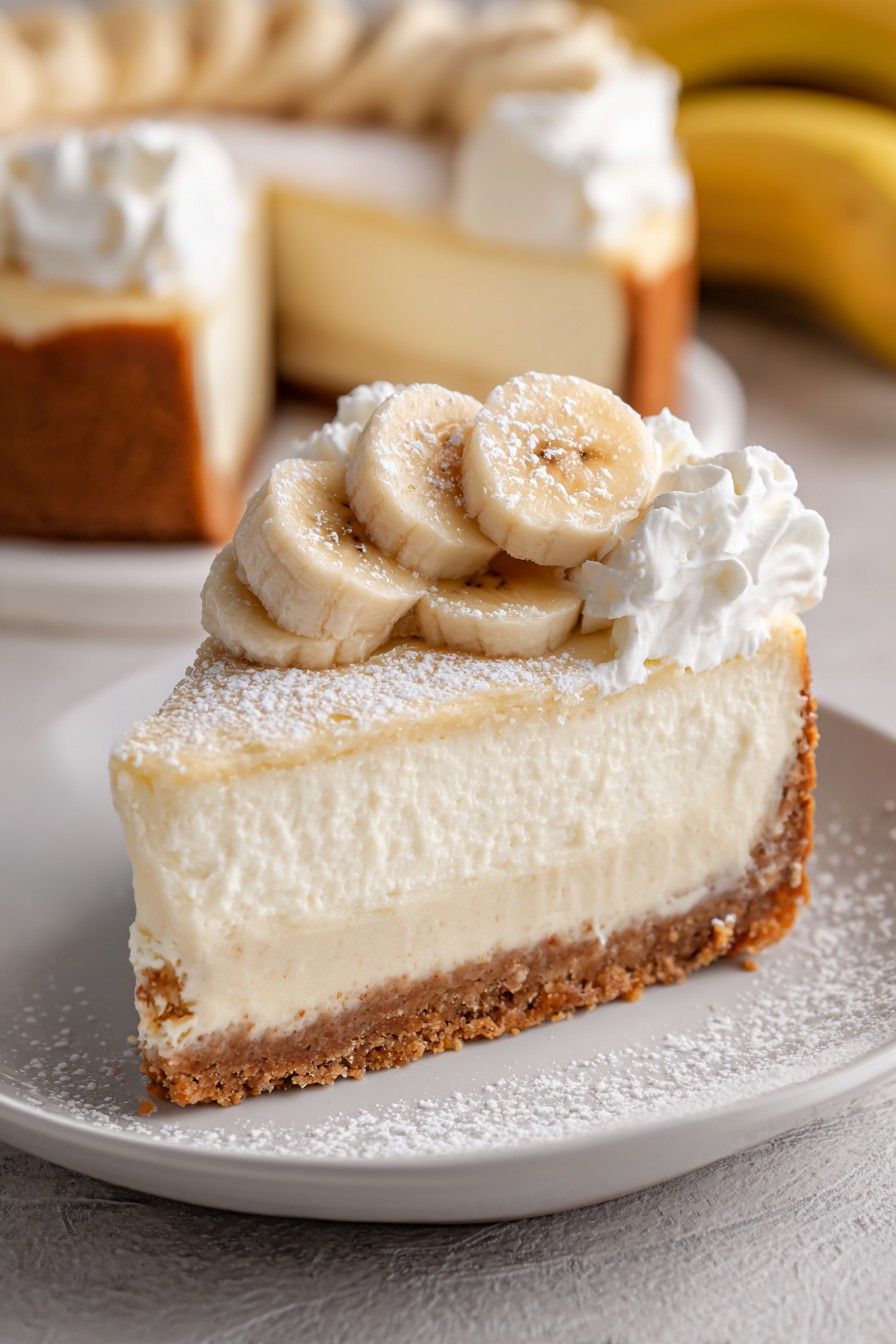 Banana Cream Cheesecake Recipe