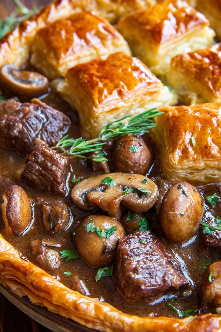 Beef And Mushroom Pie Recipe