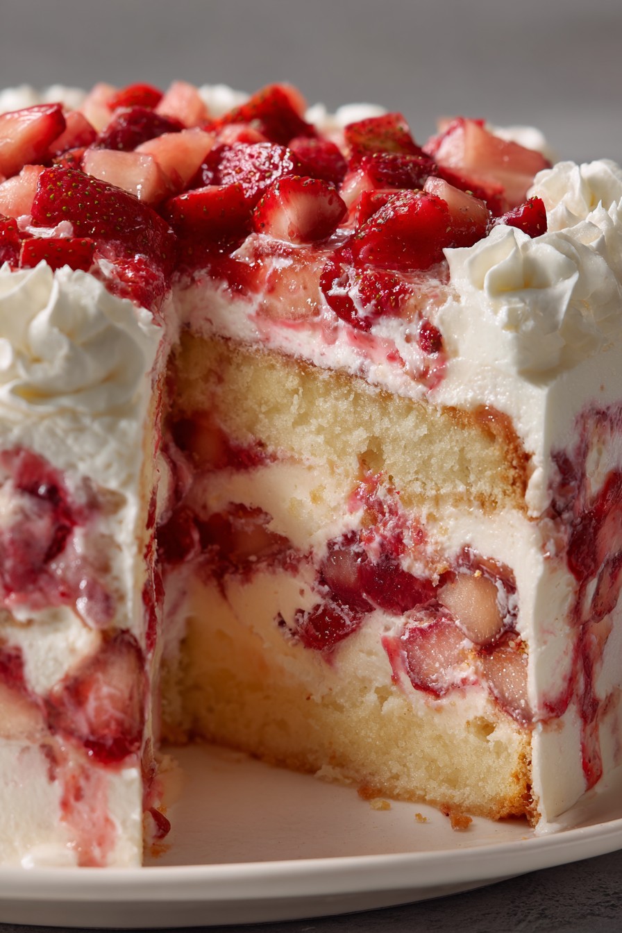 Berrylicious Strawberry Cake