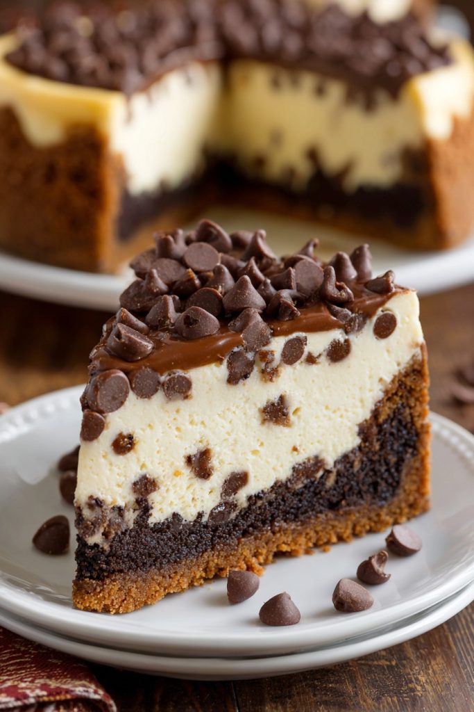 Black Bottom Chocolate Chip Cheesecake: A Decadent Delight