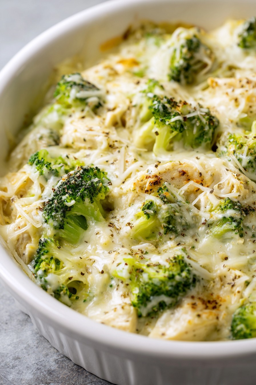 Broccoli Chicken Alfredo Casserole