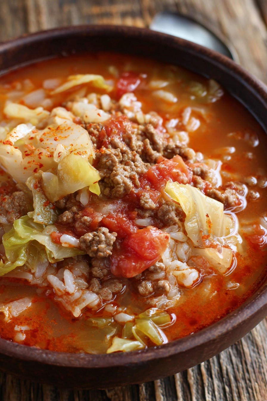 Cabbage Roll Soup Recipe