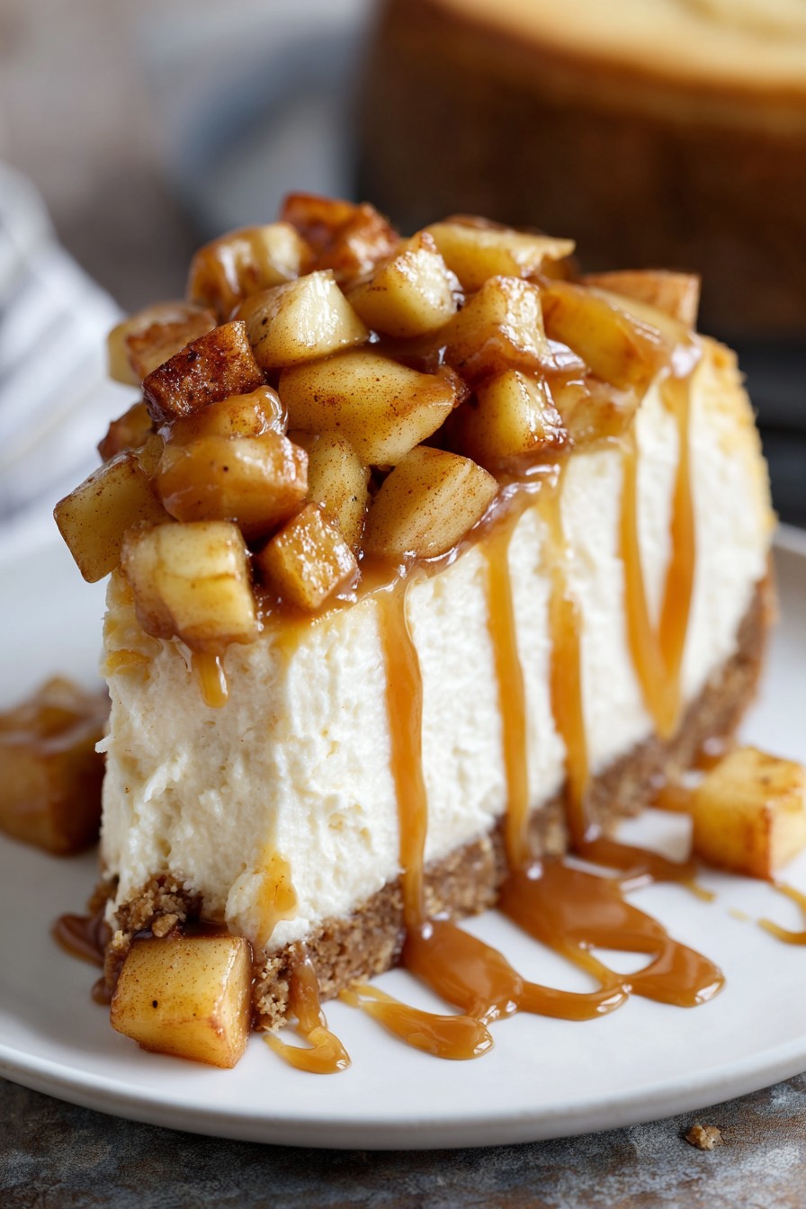 Caramel Apple Cheesecake