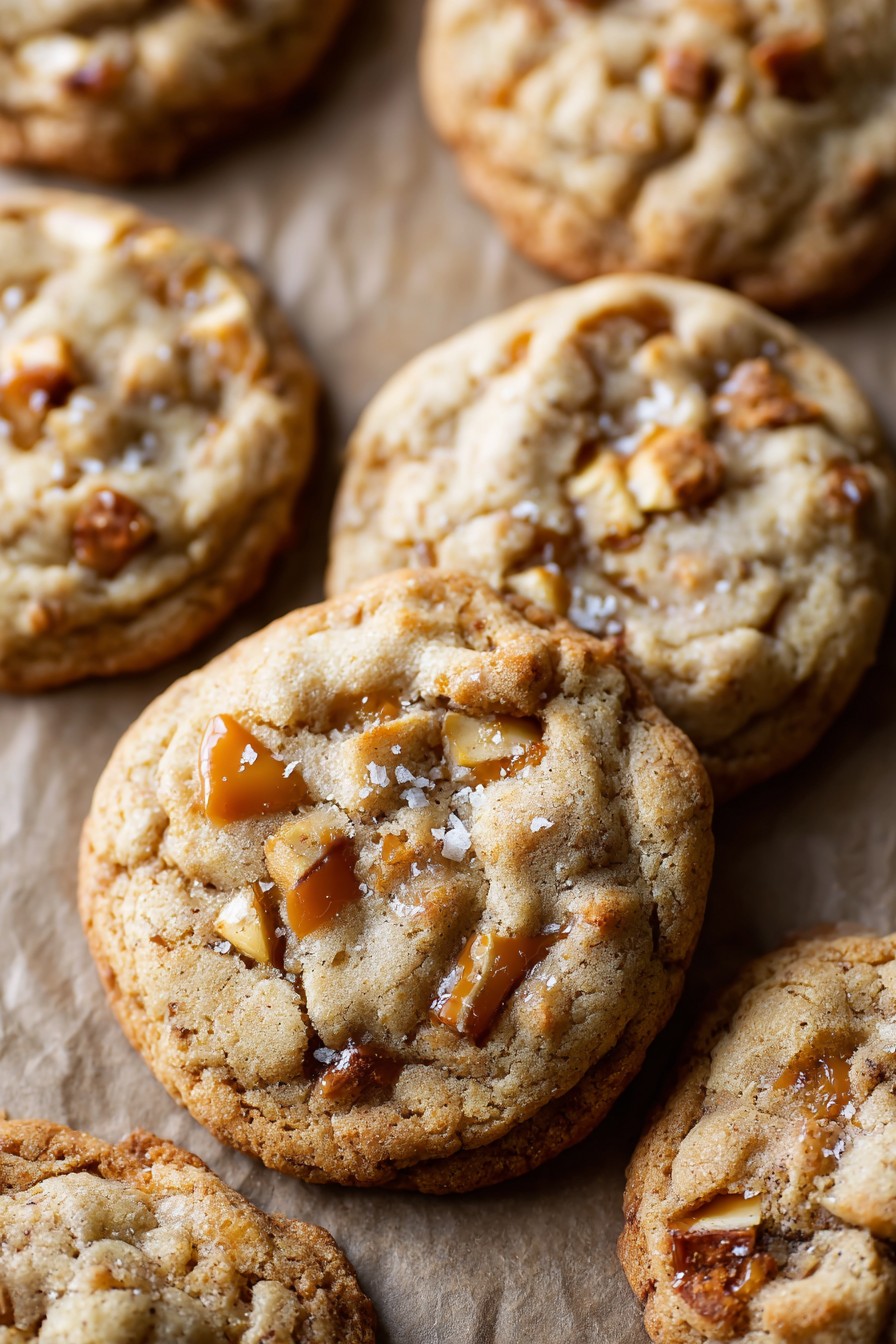 Caramel Apple Cinnamon Cookies
