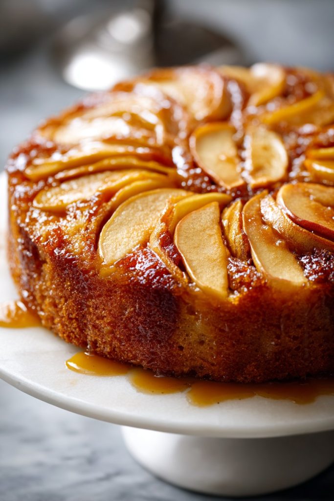 Caramel Apple Upside Down Cake: A Fall Favorite Flip