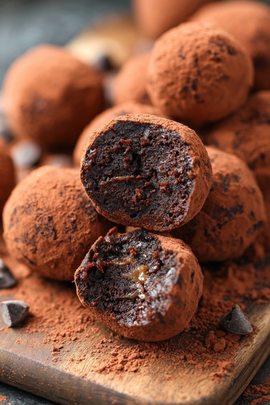 Caramel Brownie Truffles Recipe
