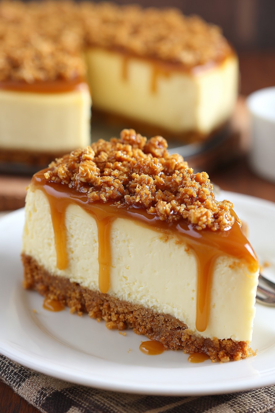Caramel Crunch Cheesecake