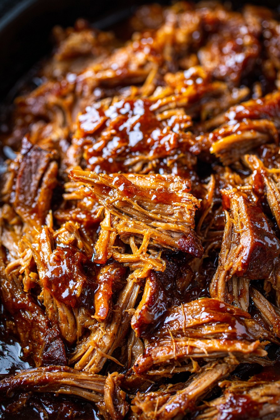 Caramelized Pulled Beef Brisket