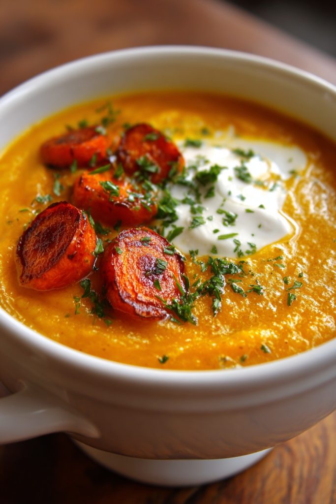 Creamy Carrot Soup Recipe: A Bowl of Sunshine