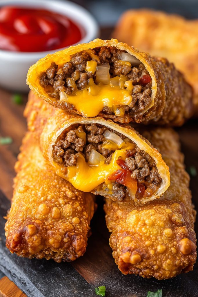 Cheeseburger Egg Rolls: A Crispy Twist on a Classic