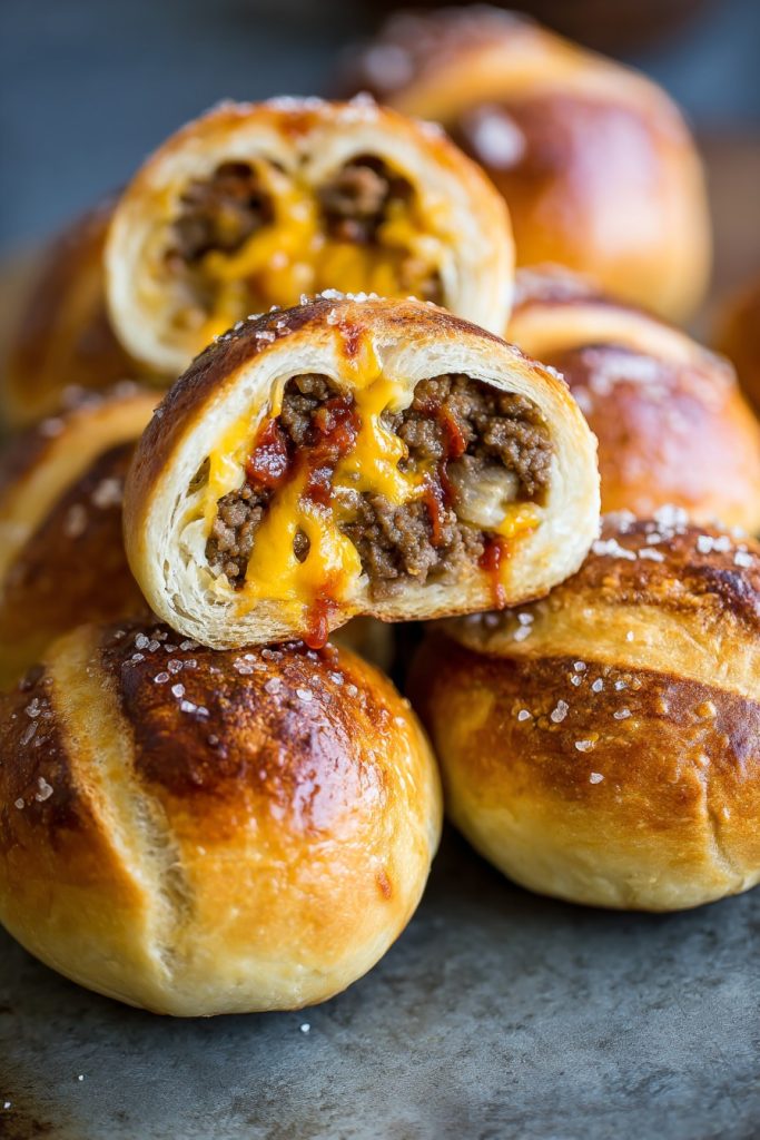 Cheeseburger Pretzel Bombs: The Ultimate Comfort Food Mashup
