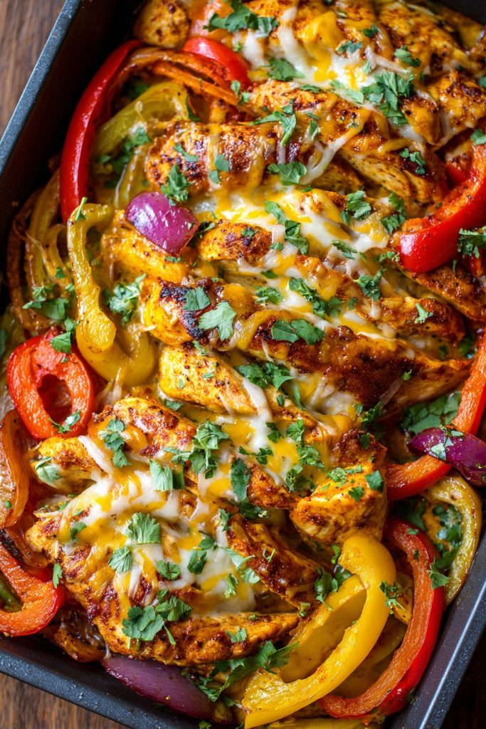 Cheesy Baked Fajita Chicken: A Flavor Fiesta in Every Bite!