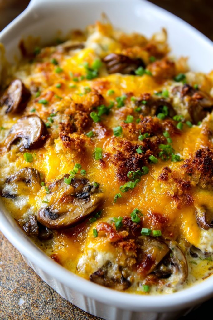 Cheesy Mushroom Casserole: A Comfort Food Classic