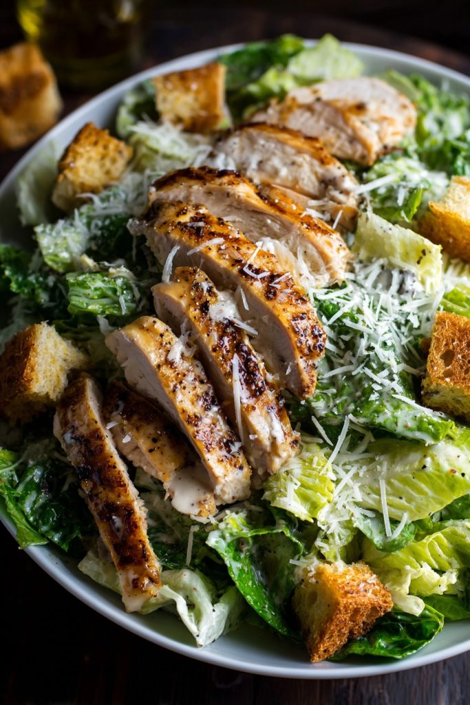 Chicken Caesar Salad Recipe: A Crunchy, Creamy Delight