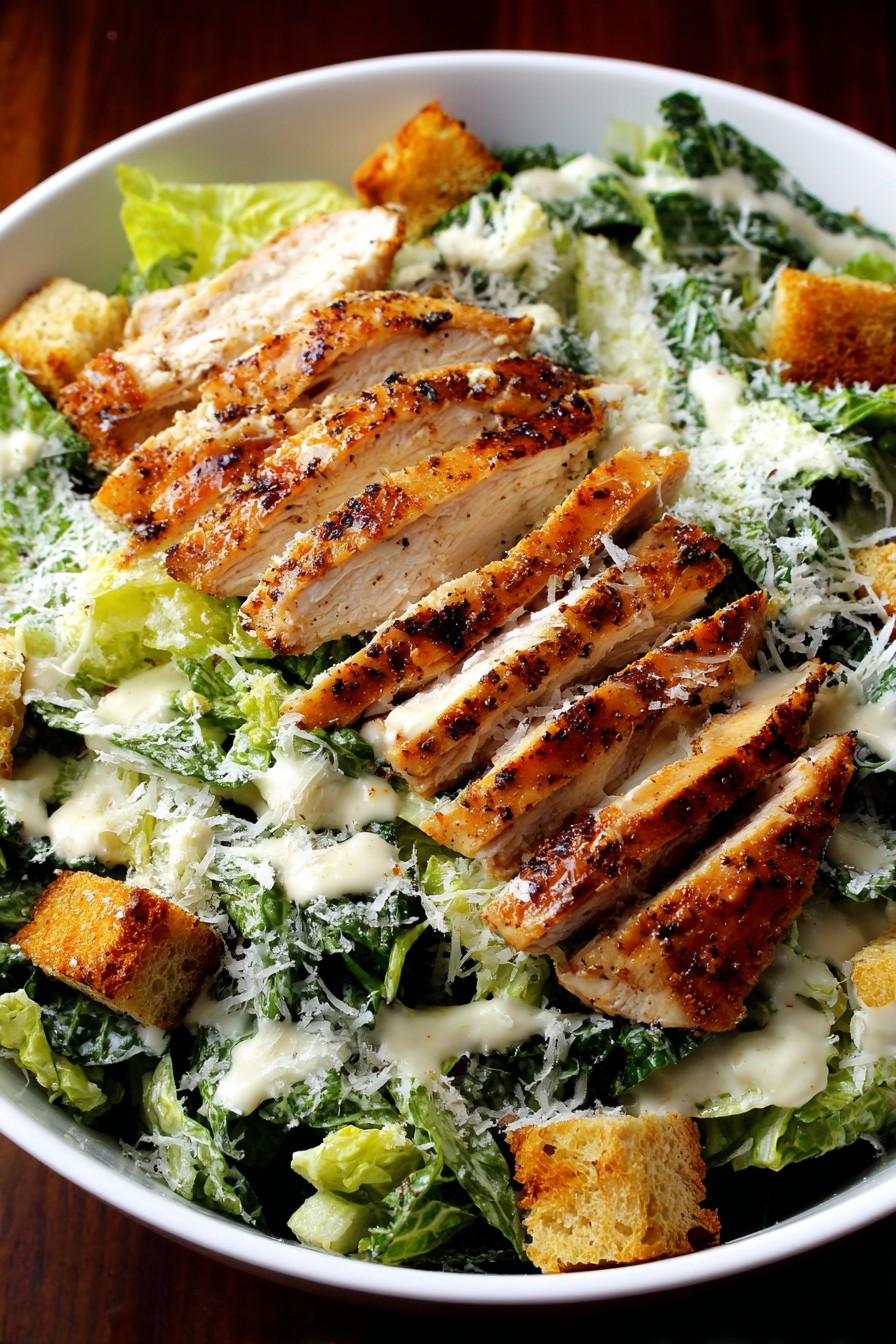 Chicken Caesar Salad Recipe