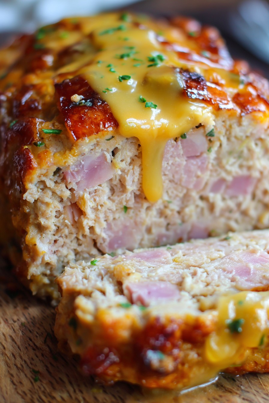 Chicken Cordon Bleu Meatloaf