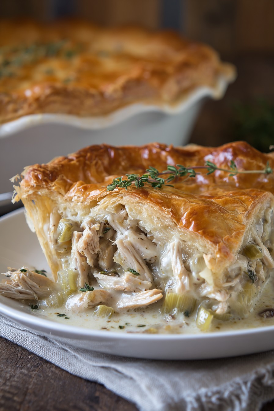 Chicken Leek Pie