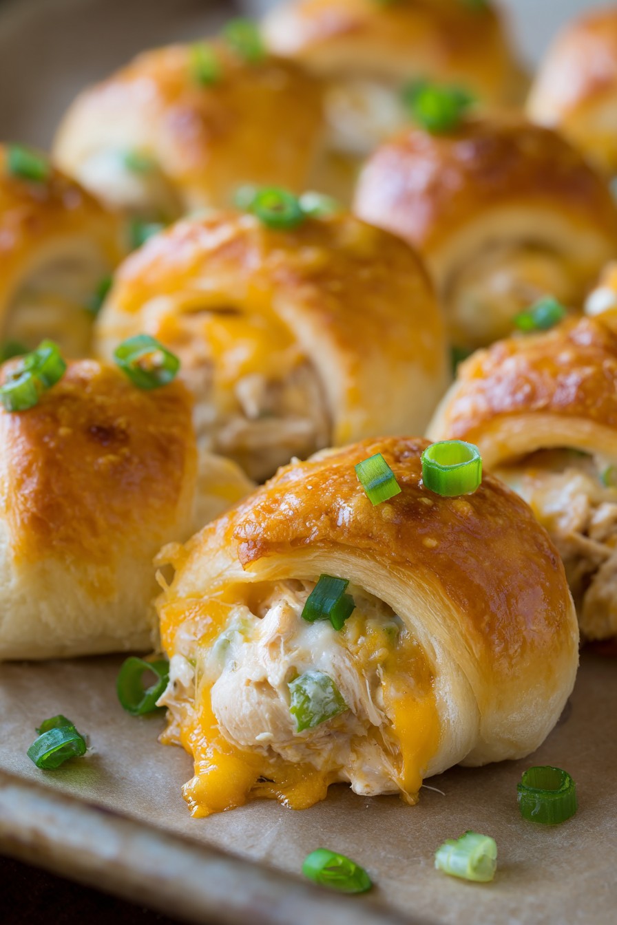 Chicken Stuffed Crescent Rolls