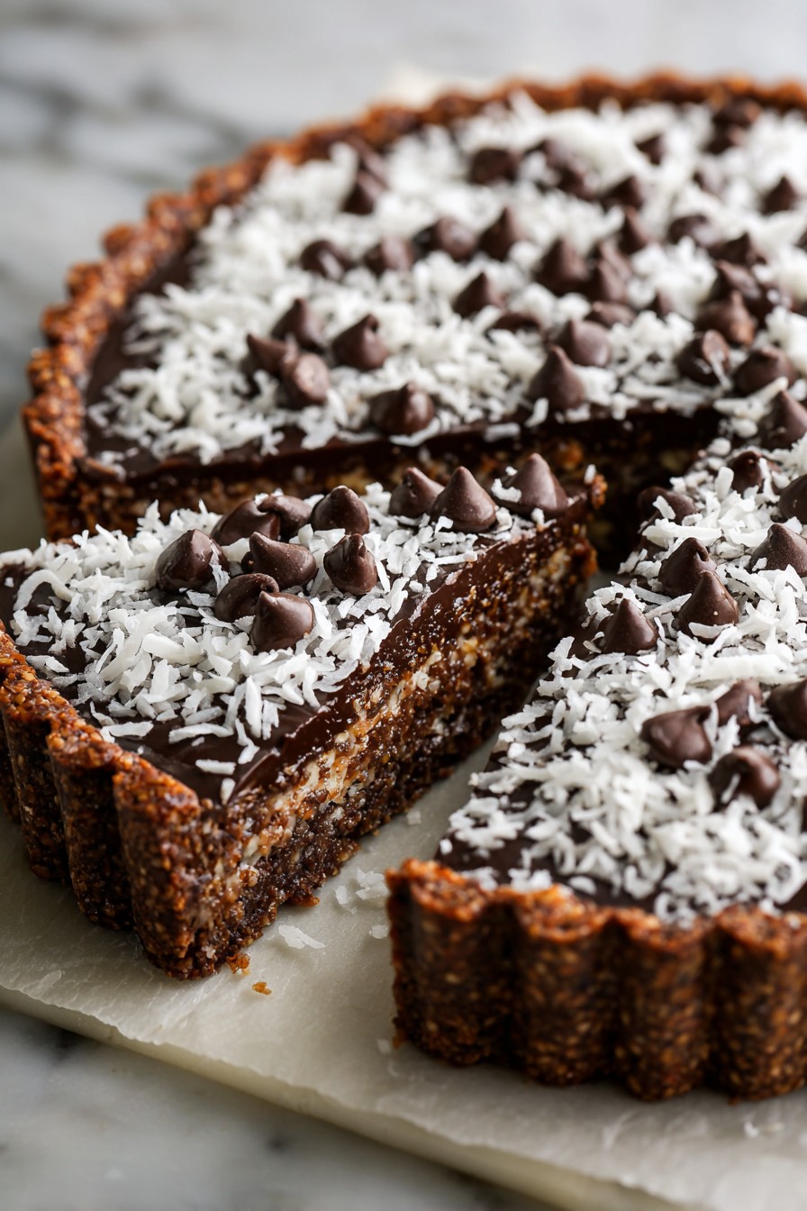 Chocolate Macaroon Tart