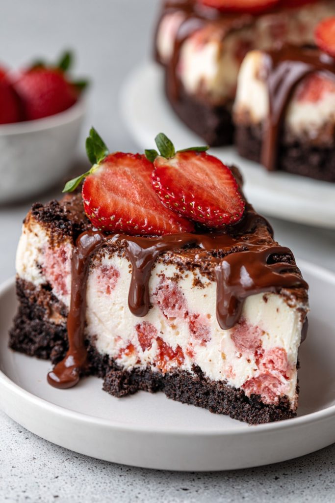 Chocolate Strawberry Cheesecake: A Decadent Delight