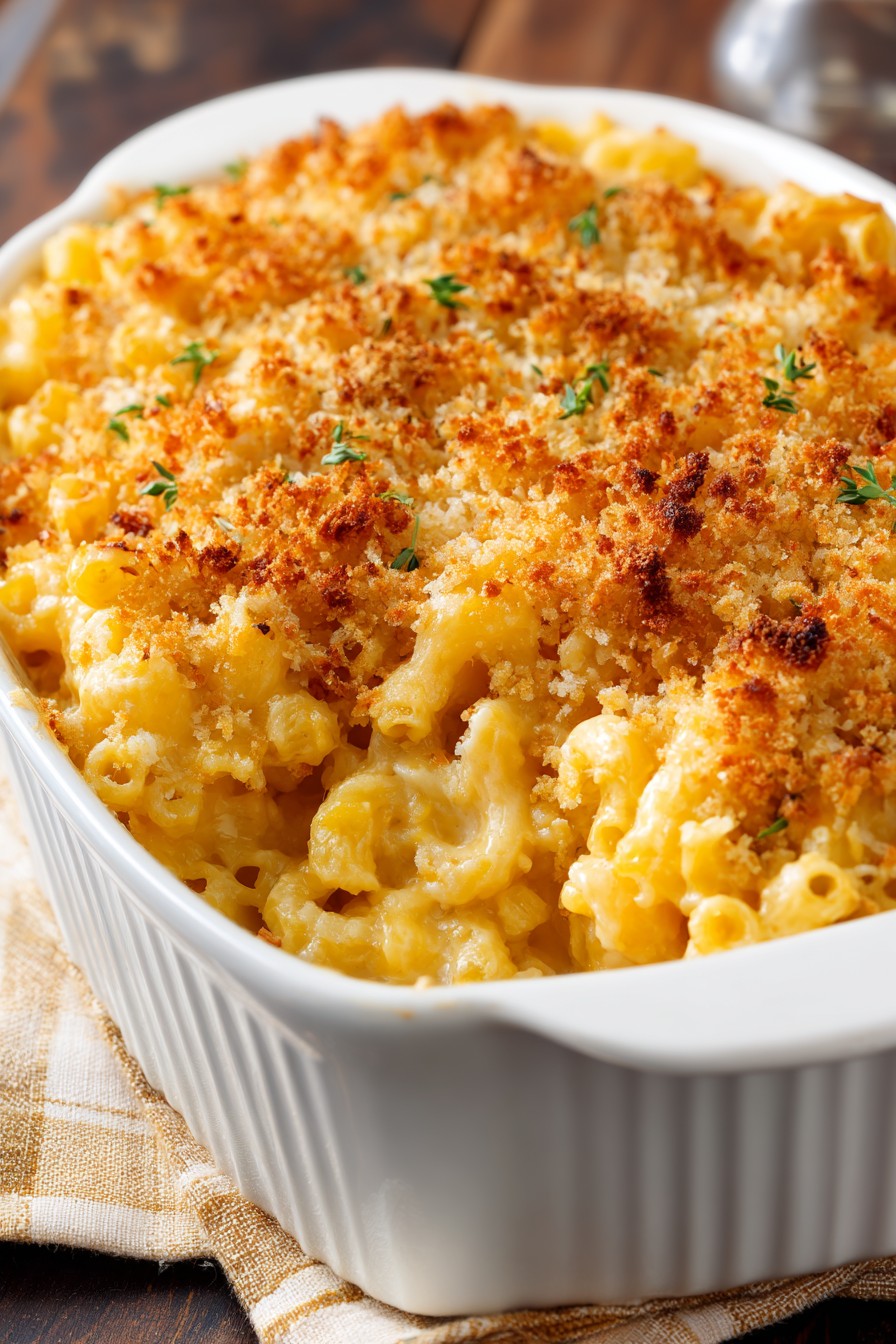 Creamy Baked Mac And Cheese