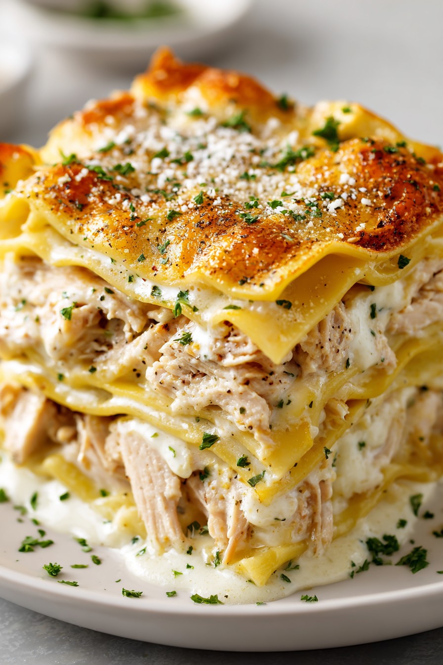 Creamy Chicken Lasagna