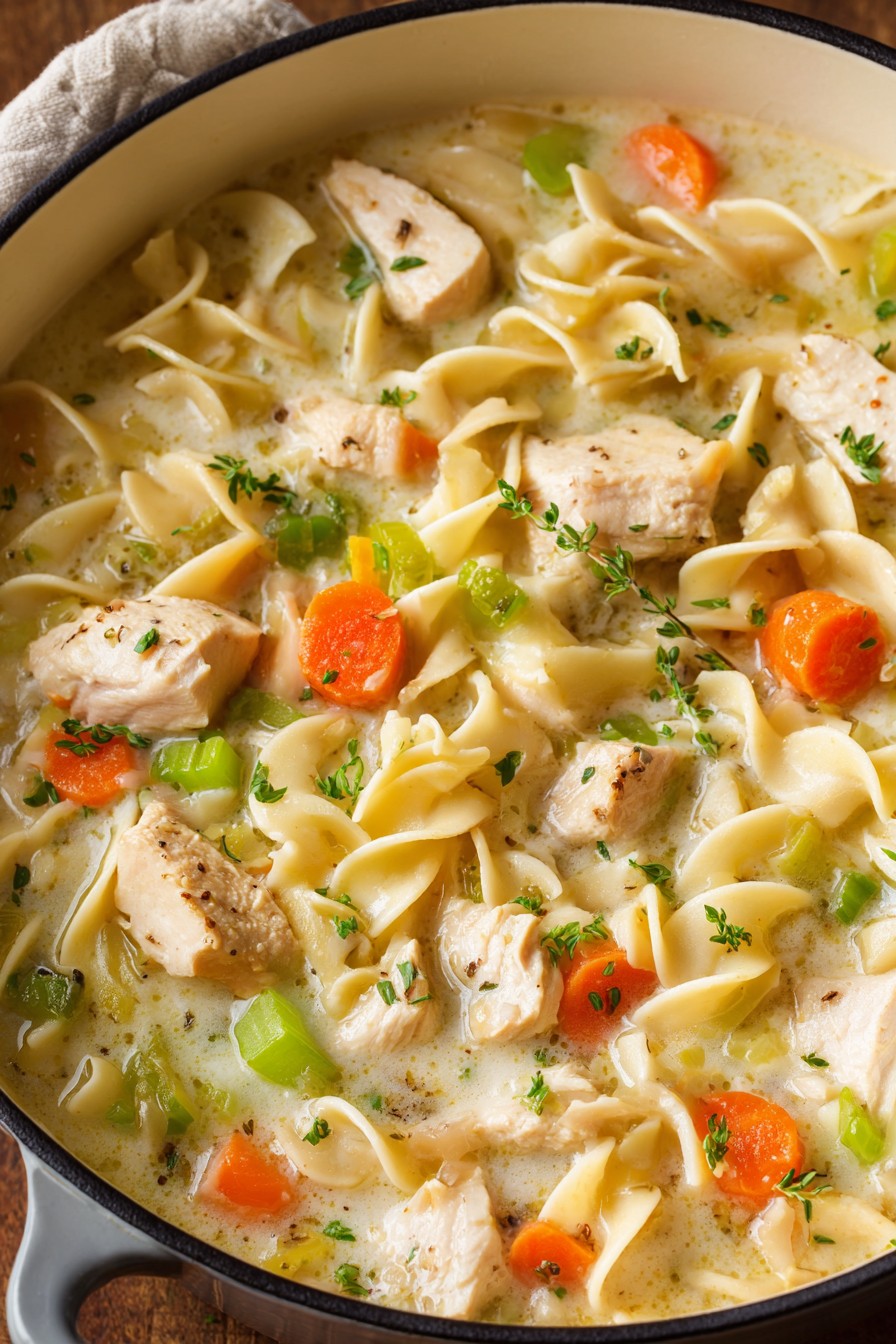 Creamy Chicken Noodle Soup