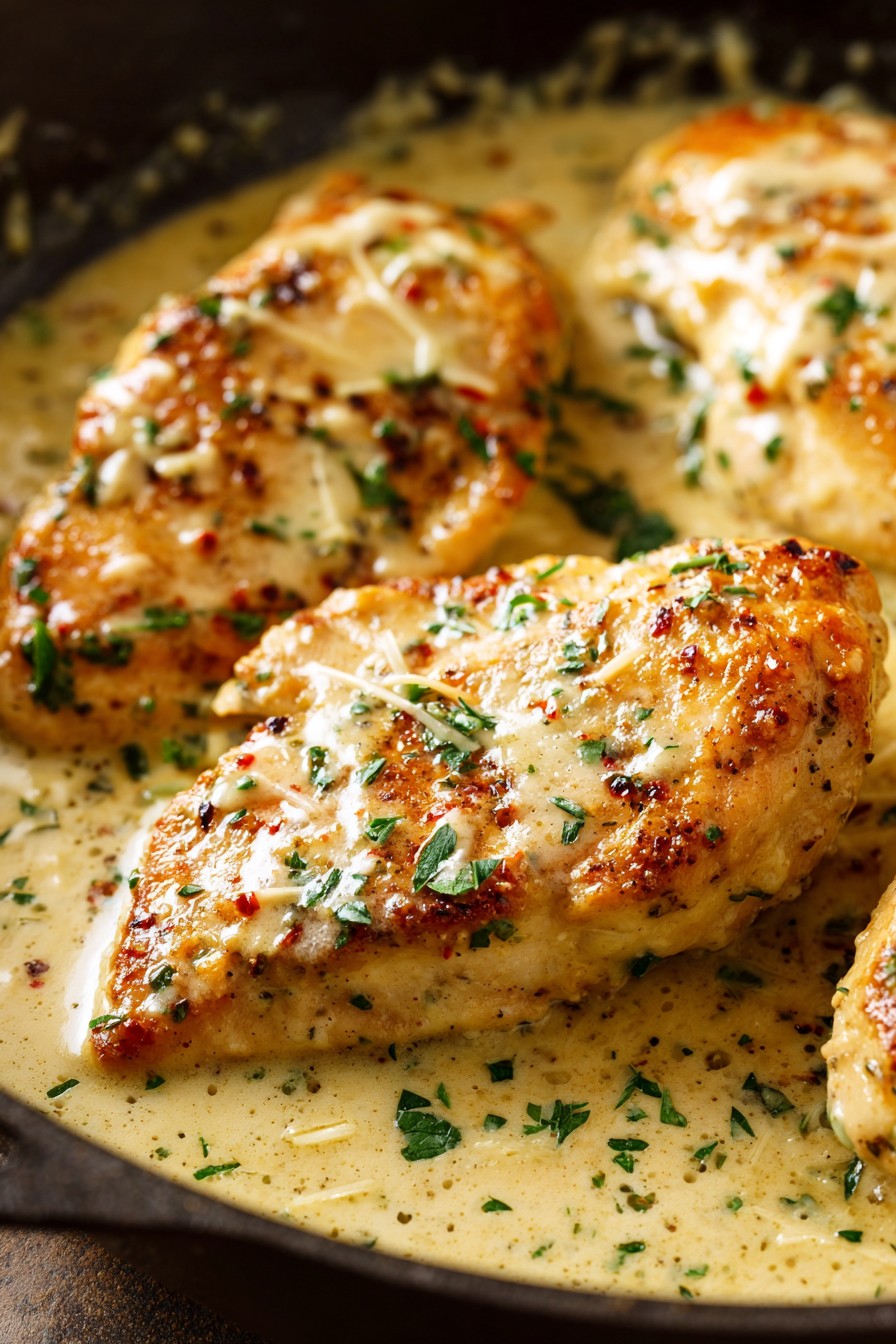 Creamy Garlic Butter Parmesan Chicken