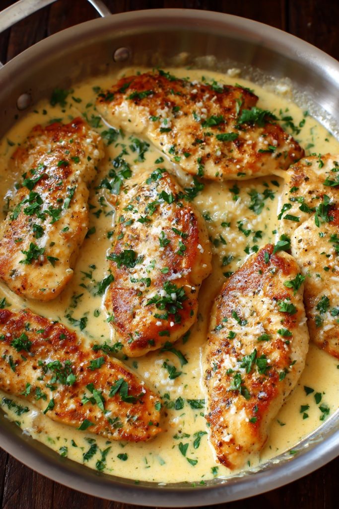 Creamy Garlic Chicken: A Dish That’ll Make Your Taste Buds Dance