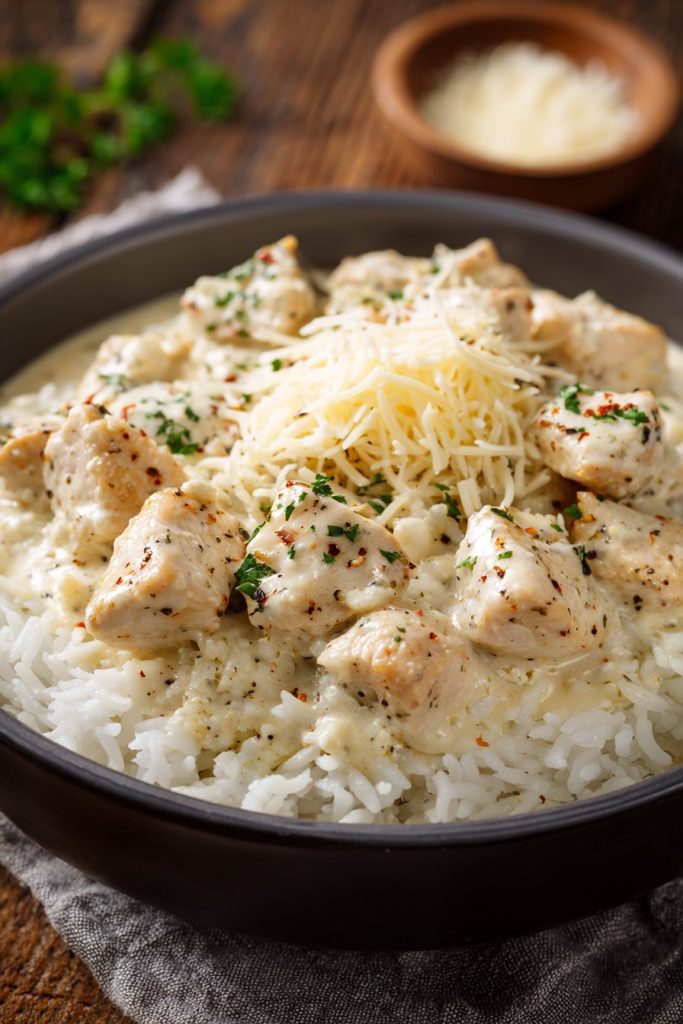 Creamy Parmesan Chicken Rice: A Comfort Food Classic