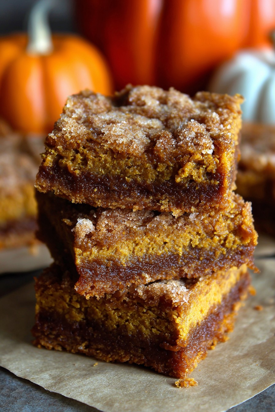 Fall Pumpkin Bars