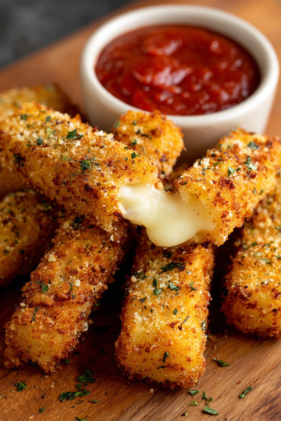Fried Mozzarella Sticks