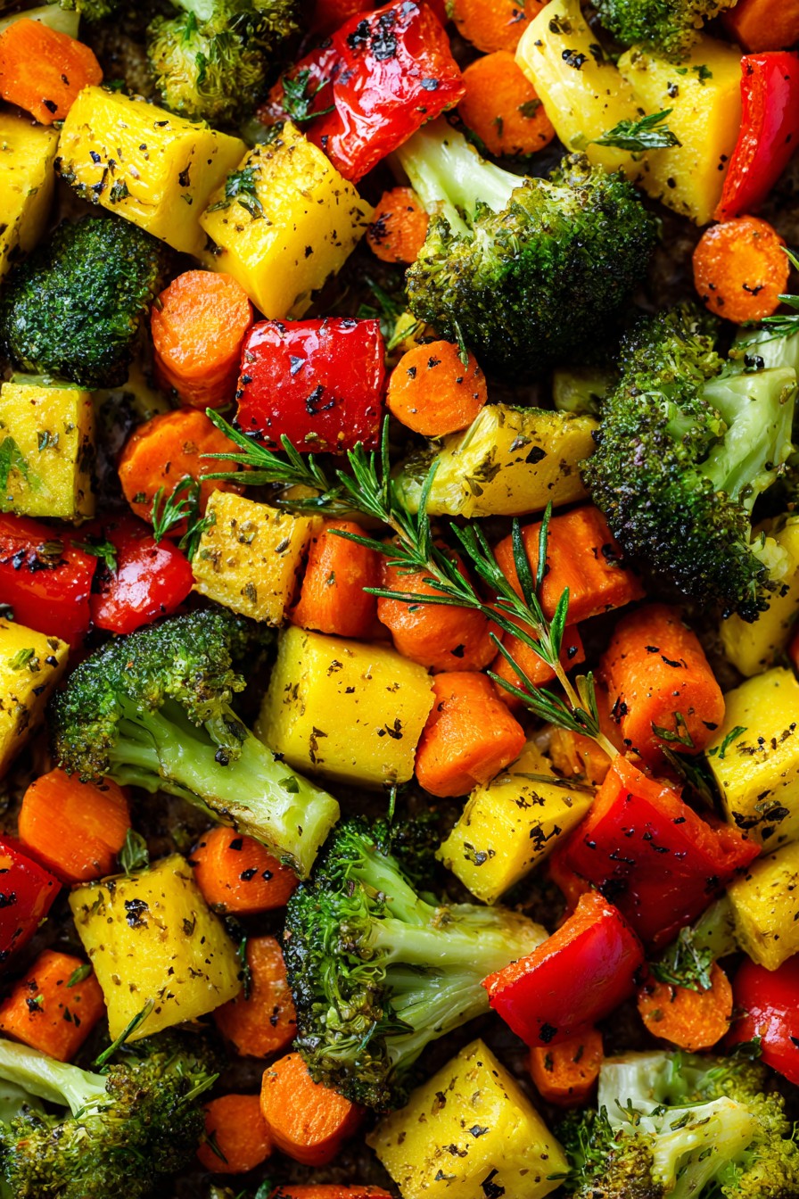Garlic Herb Roasted Vegetables