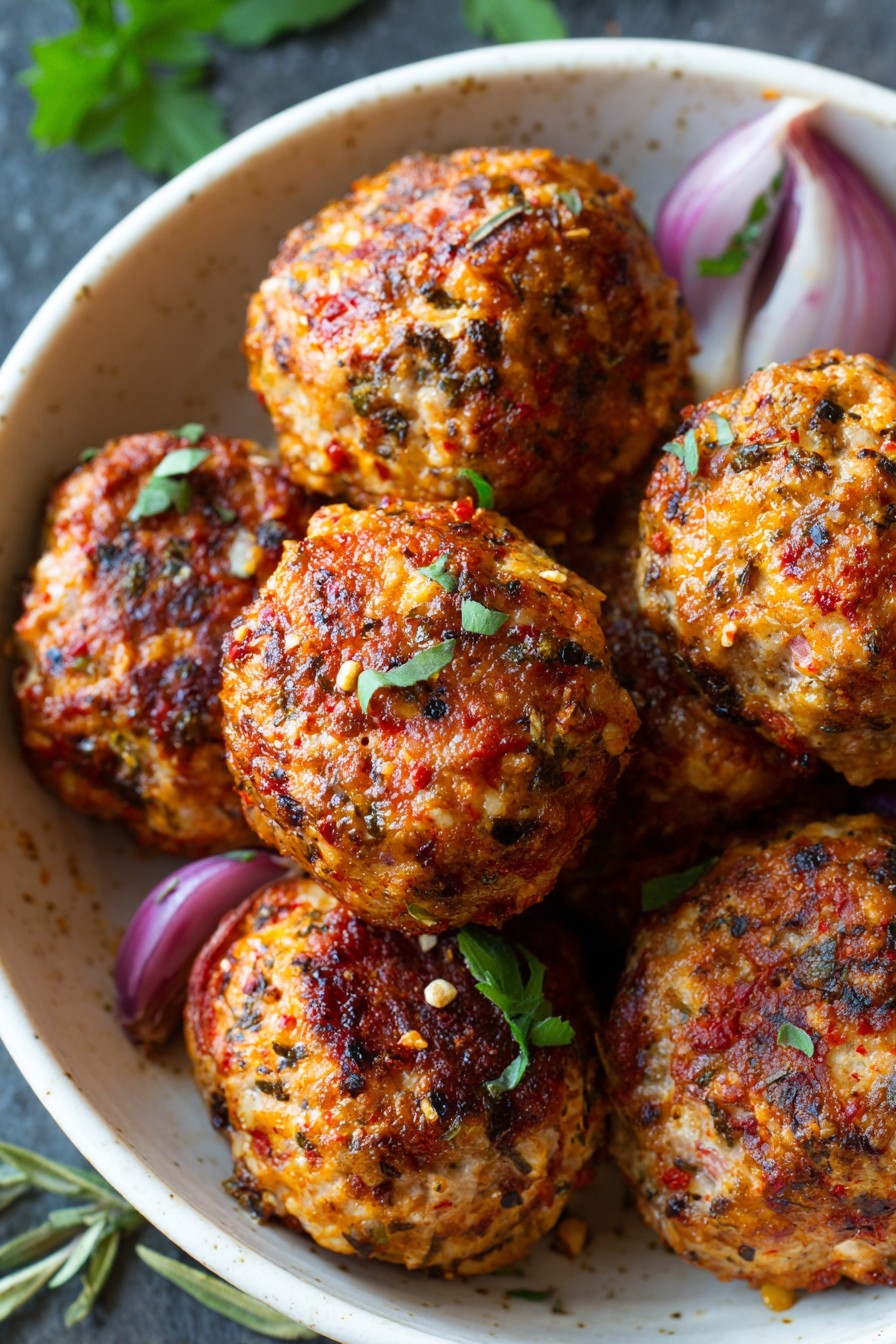 Greek Turkey Meatballs