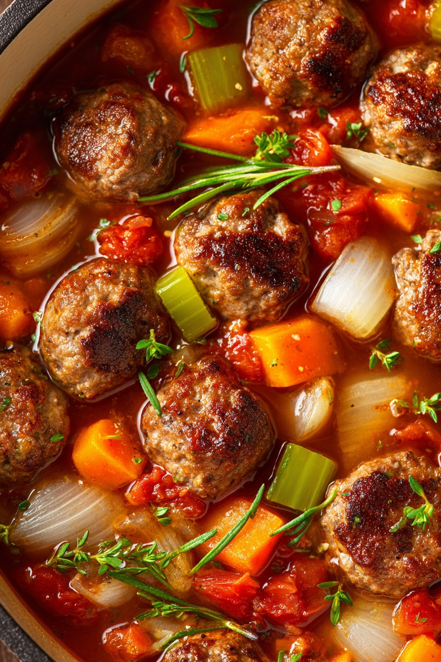 Hearty Meatball Stew Recipe