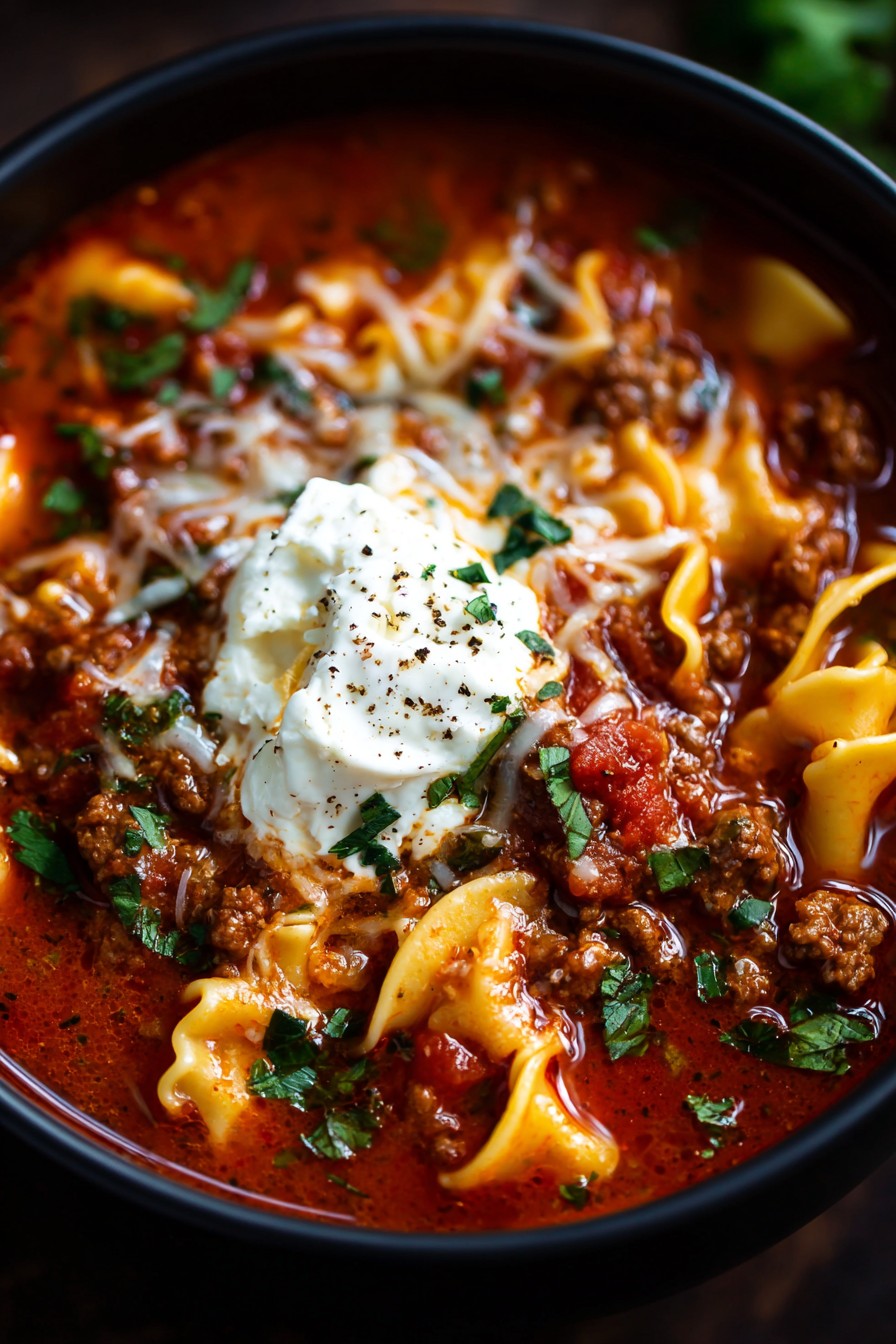 Lasagna Soup