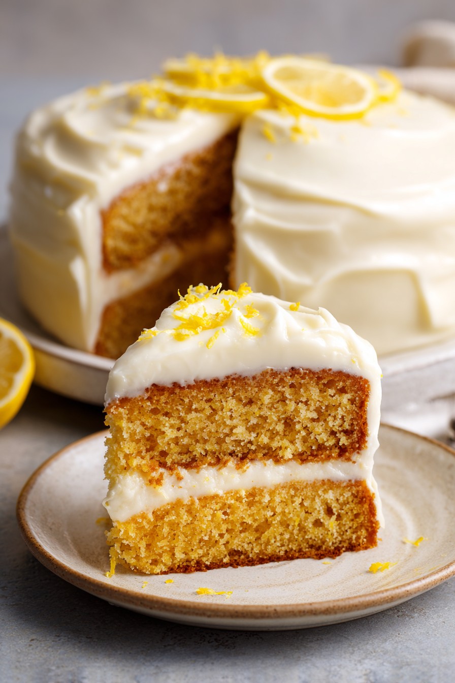 Lemon Cheesecake Cake