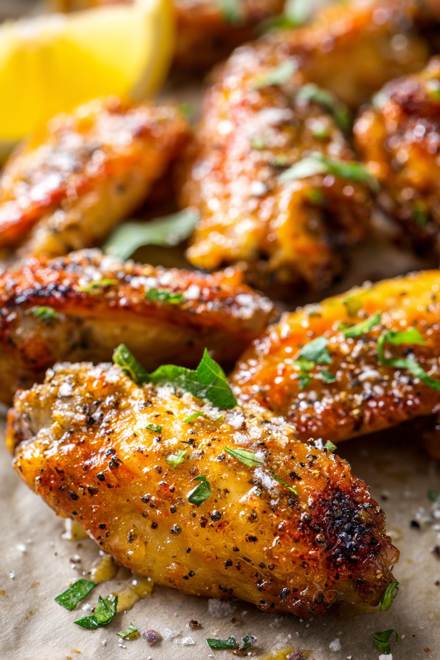Lemon Pepper Chicken Wings