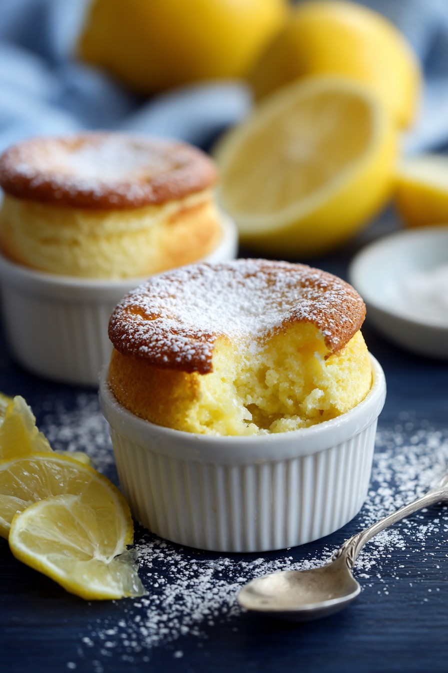 Lemon Souffle Cakes Recipe