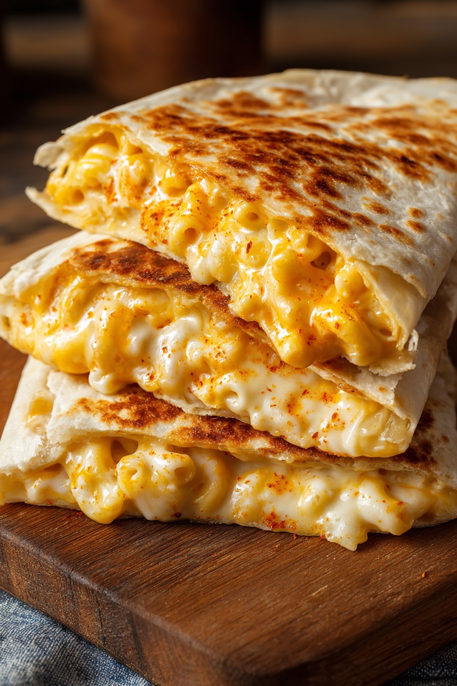 Mac N Cheese Quesadilla