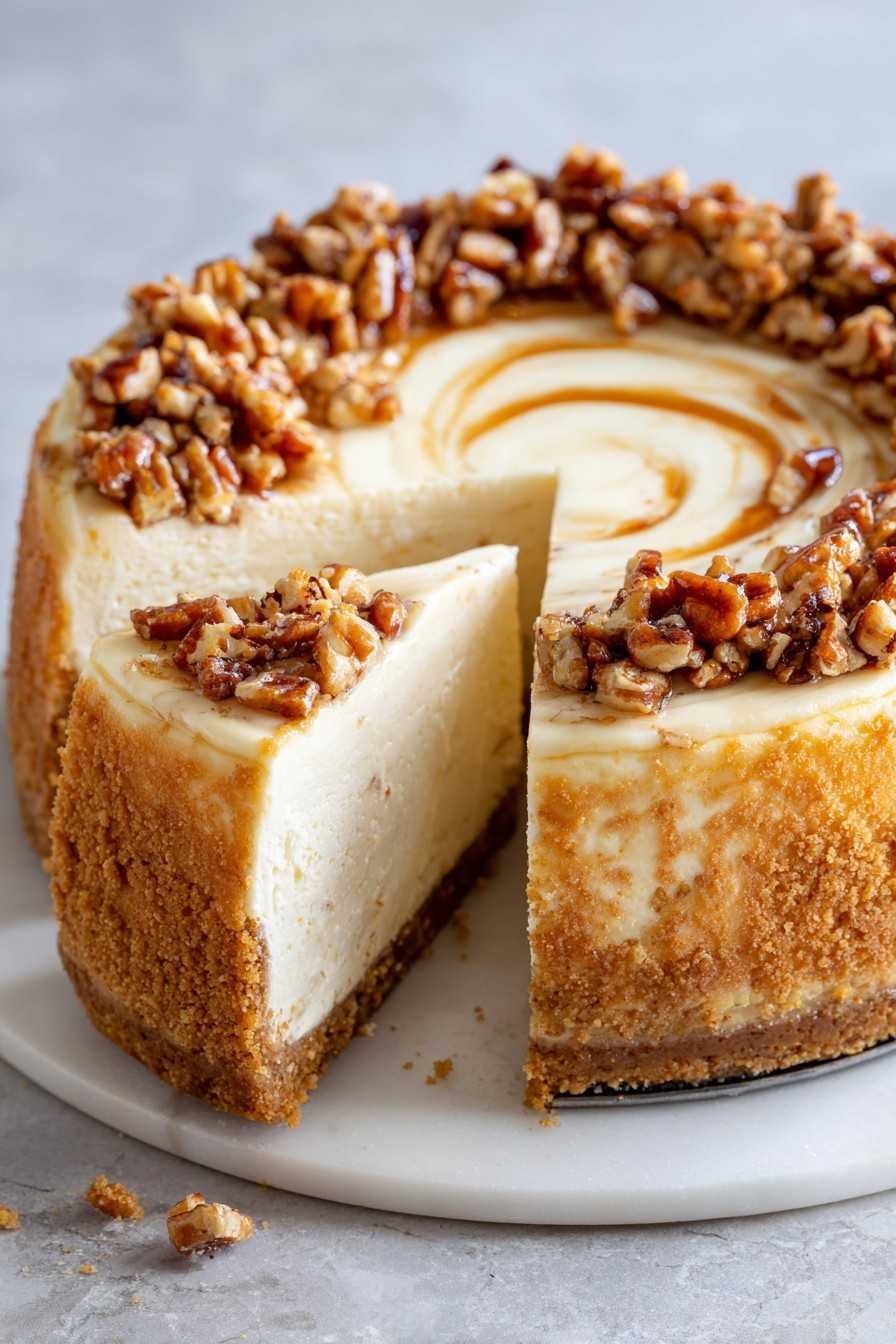Maple Pecan Cheesecake