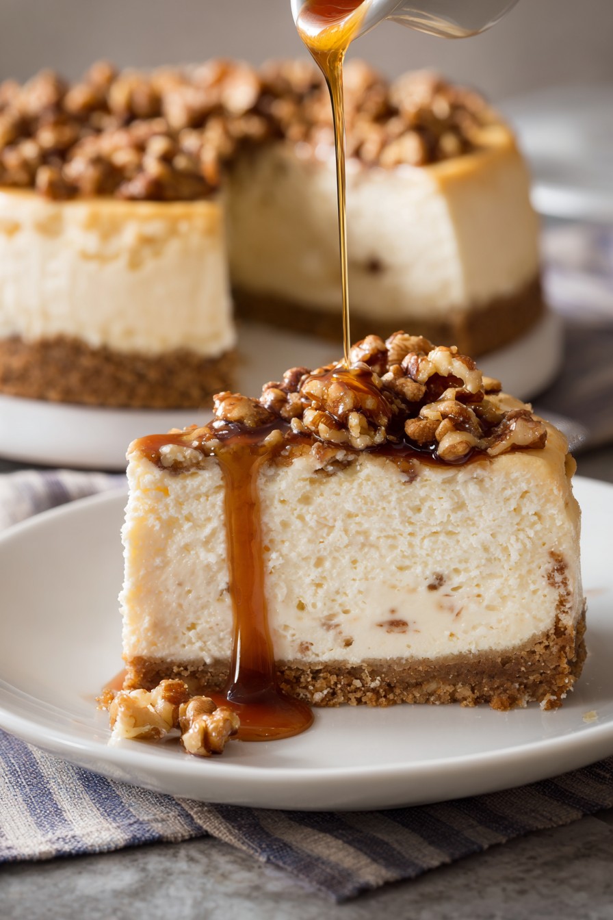 Maple Walnut Cheesecake