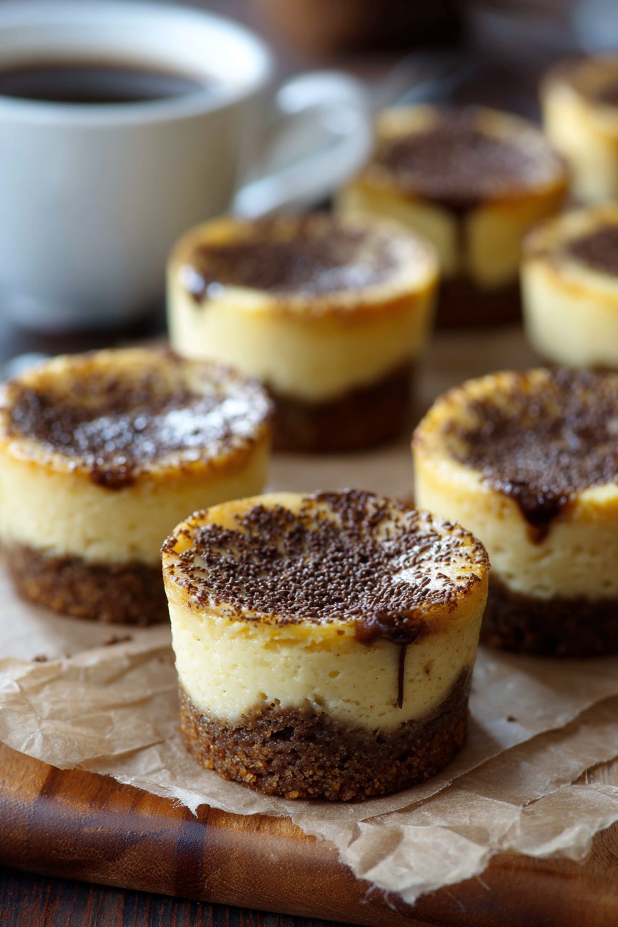 Mini Coffee Cheesecakes