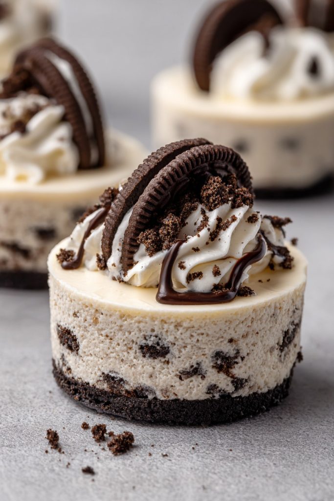Mini No Bake Oreo Cheesecakes: A Bite-Sized Delight