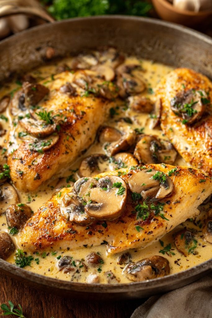 Mushroom Chicken: A Creamy Dream Come True