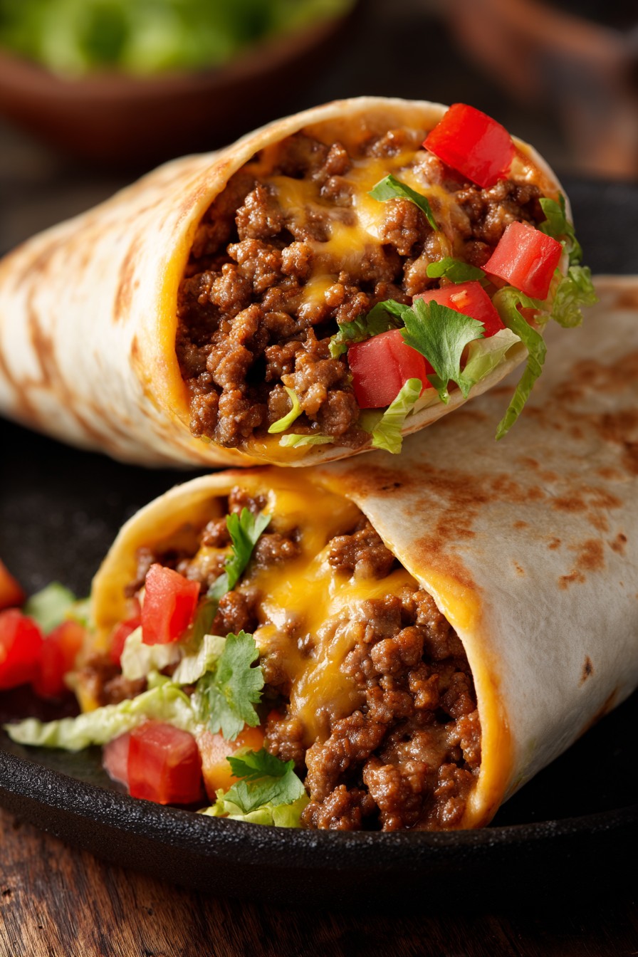 Nacho Cheese Beef Wrap