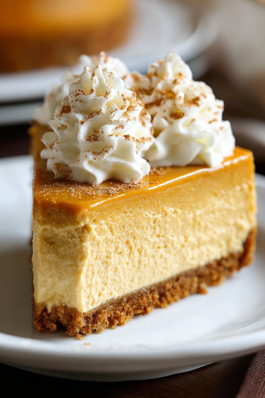 No Bake Pumpkin Cheesecake