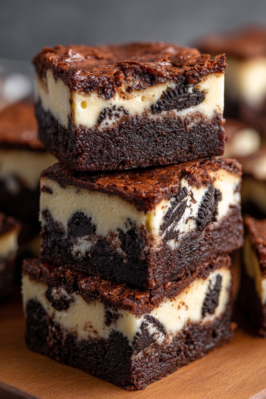 Oreo Cheesecake Brownies Recipe
