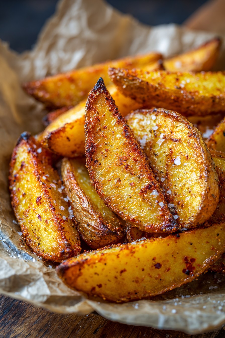 Oven Baked Potato Wedges Recipe